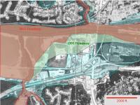 Encroachments in the Floodway Near Peak Flooding