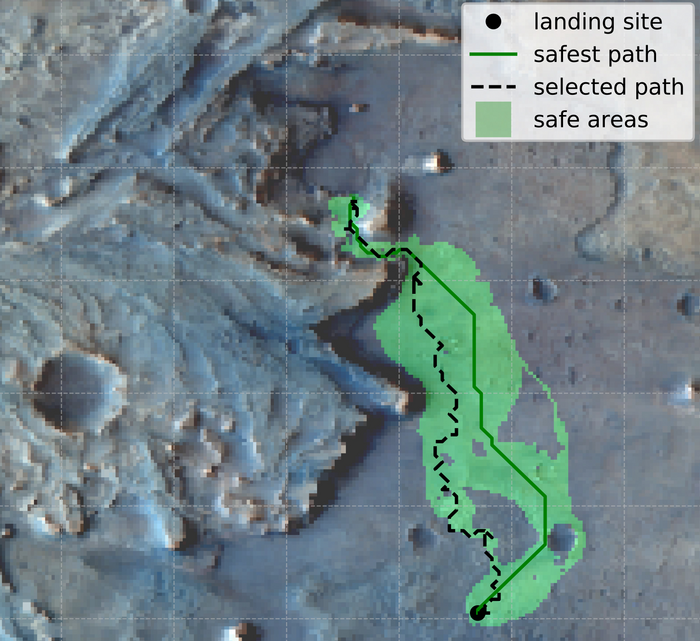 Mars map
