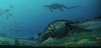 <em>Eorhynchochelys</em> Scene