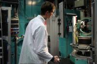 Dr. Tobias Fritsch at the STRESS-SPEC instrument