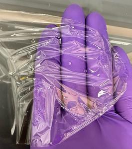 Free-standing film of polycarbonate using cannabidiol (CBD)