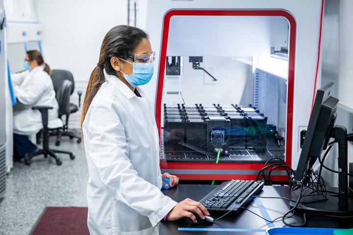 COVID-19 PCR lab