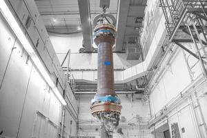 The center stack casing is positioned in a preparatory space next to NSTX-U.