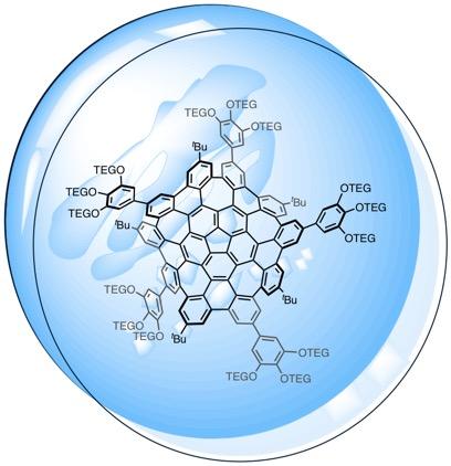 A New Water-Soluble Warped Nanographene