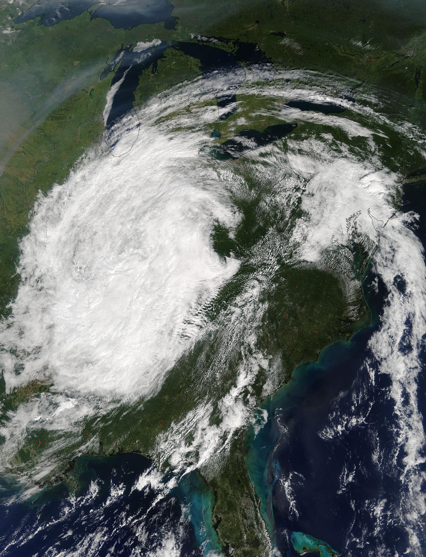 Terra image of Irma