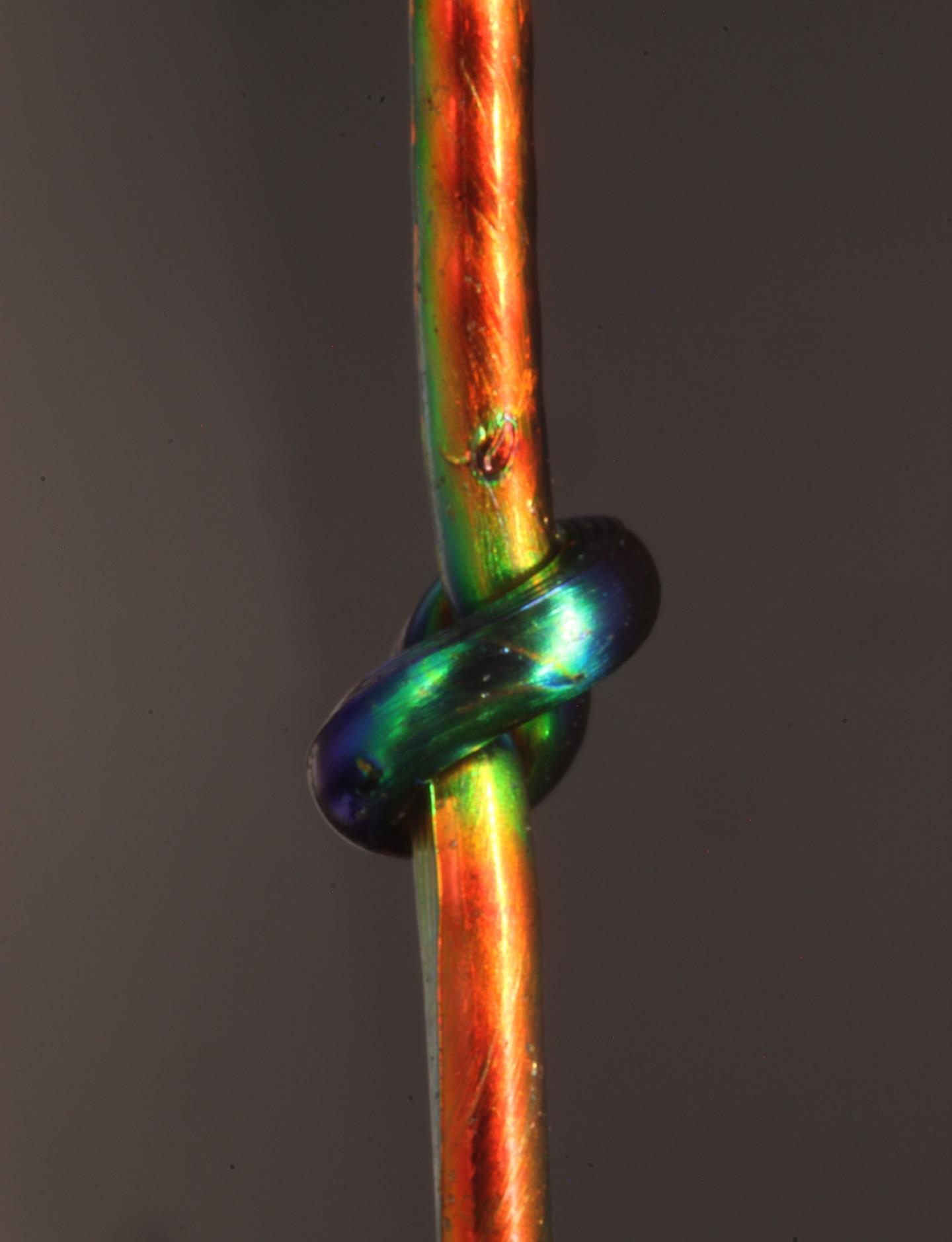 Color-Changing Fiber and Theory Reveal Fundamental Mystery of Knots (5 of 12)