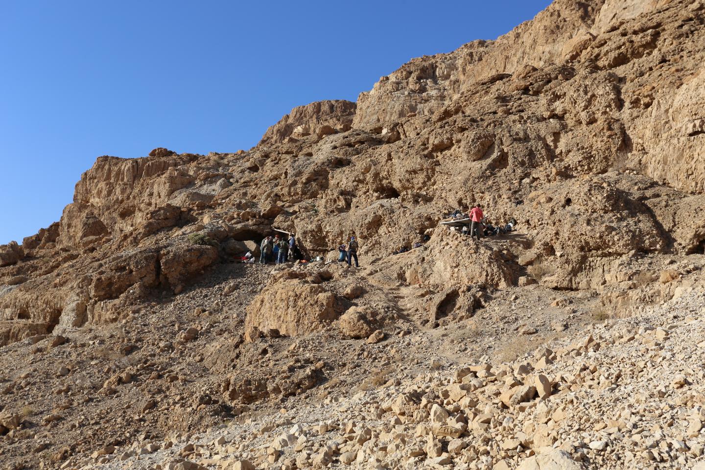 Fault Cliff and Cave Entrance