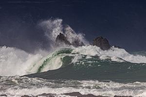Wild weather at Wellington Harbour