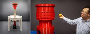 A model of the center stack and a model of a poloidal field coil