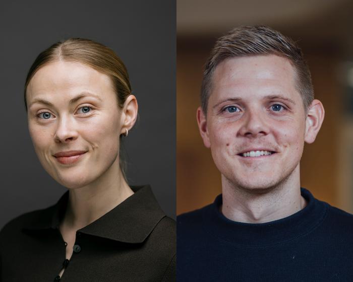 Morten Aagaard Nielsen and PhD student Benedicte Bech Andersen.