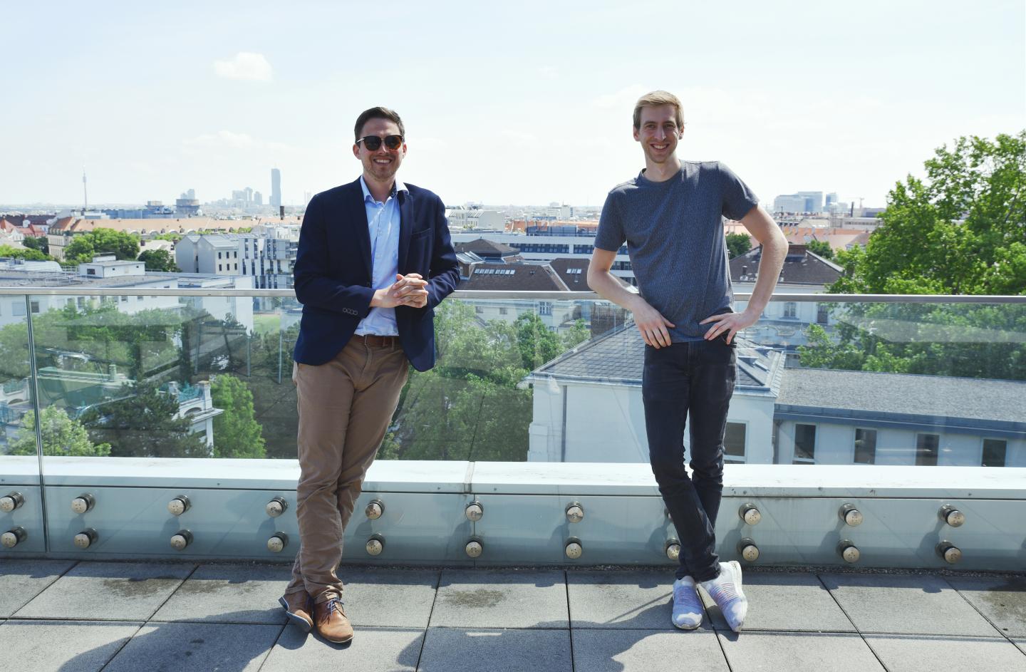 CeMM PI Georg Winter and Martin Jaeger