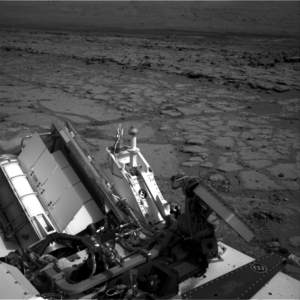Curiosity rover in Yellowknife Bay