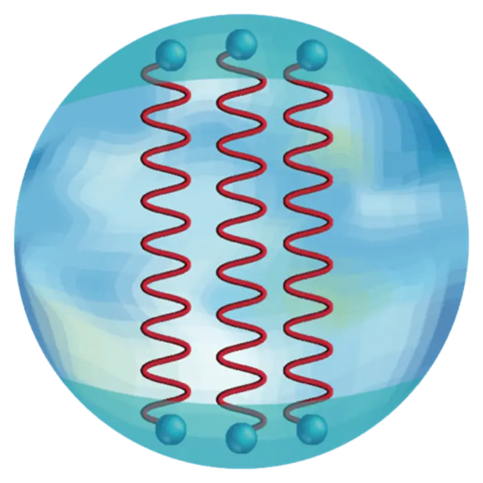 A Simple Solution for Nuclear Matter in Two Dimensions