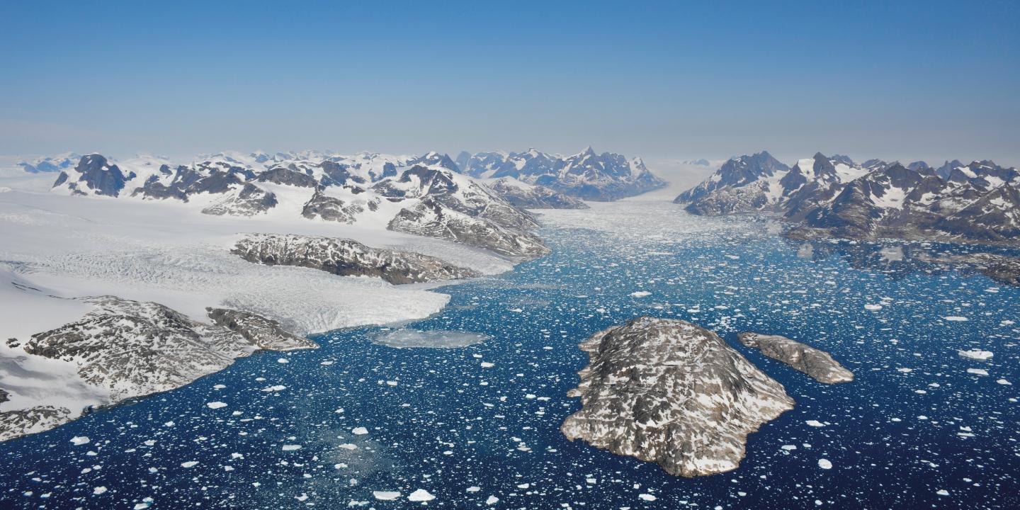 Outlet Glaciers Mogens Heinesen Fjord