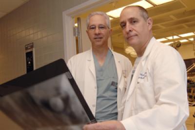 Dr. Arthur Sagalowsky (left) and Dr. Michael DiMaio