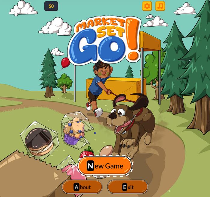 "Market, Set, Go!" game for farmers market vendors