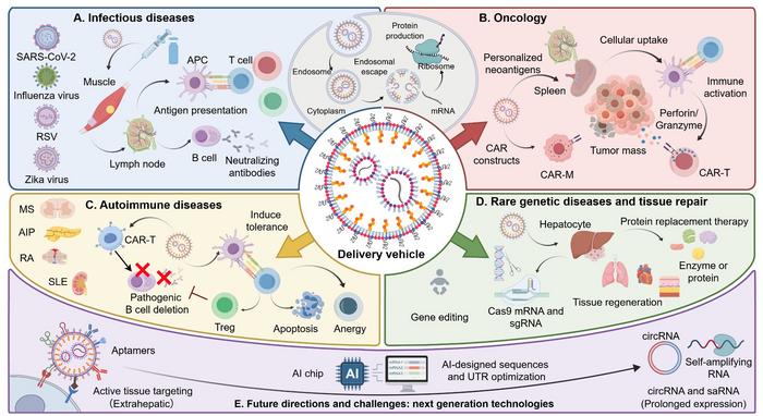 How mRNA-LNP medicines span disease areas and future technologies