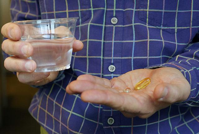 Vitamin D and a Fish Oil Capsule