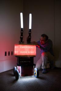 Paul Robinette and Rescue Robot