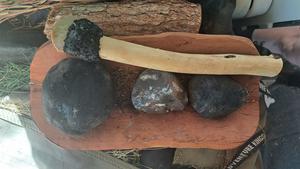 Tula hafted onto a handle