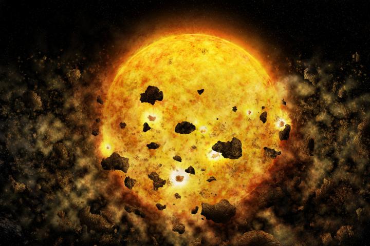 A Young Star Located About 450 Light Years From Earth