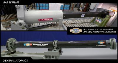 EM Railgun Industry Prototype Launchers