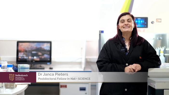 Dr Janca Pieters from Stellenbosch University