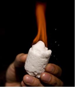 Methane Hydrate Subjected to Heat