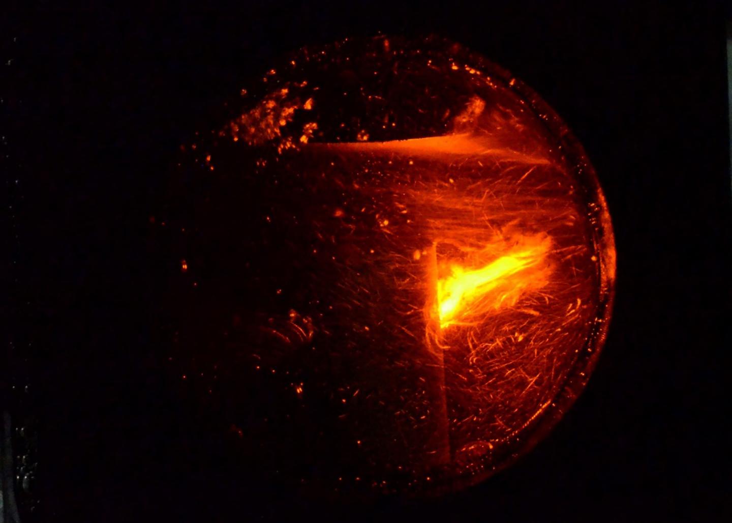 Plasma Chamber in the Experimental Reactor Setup