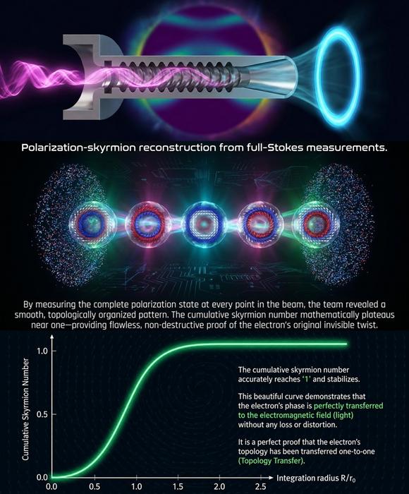 Polarization-Skyrmion Reconstruction of Structured Radiation