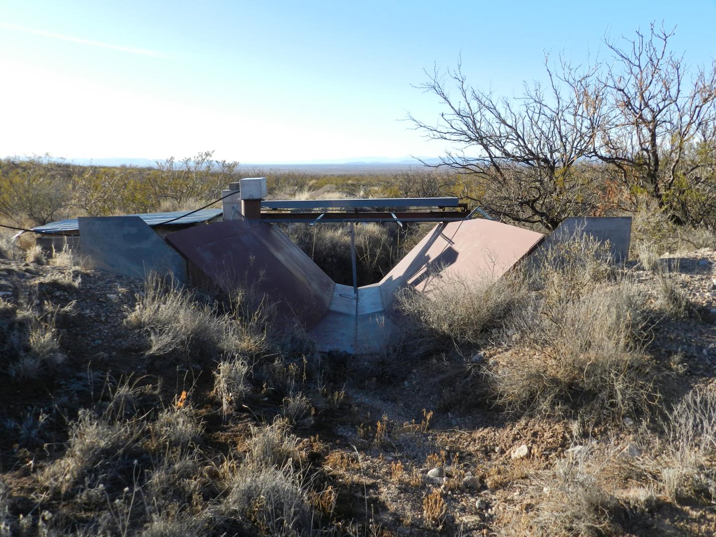 Flume Used to Measure Streamflow