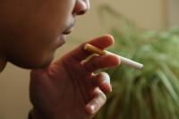 Seeing E-cigarette Use Encourages Young Adult Tobacco Users to Light Up (1 of 2)