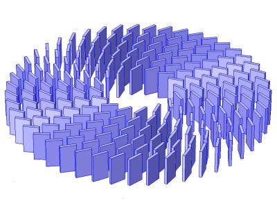 Metamaterial-based Field Rotator for Sound
