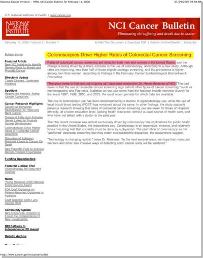 NCI Press Release