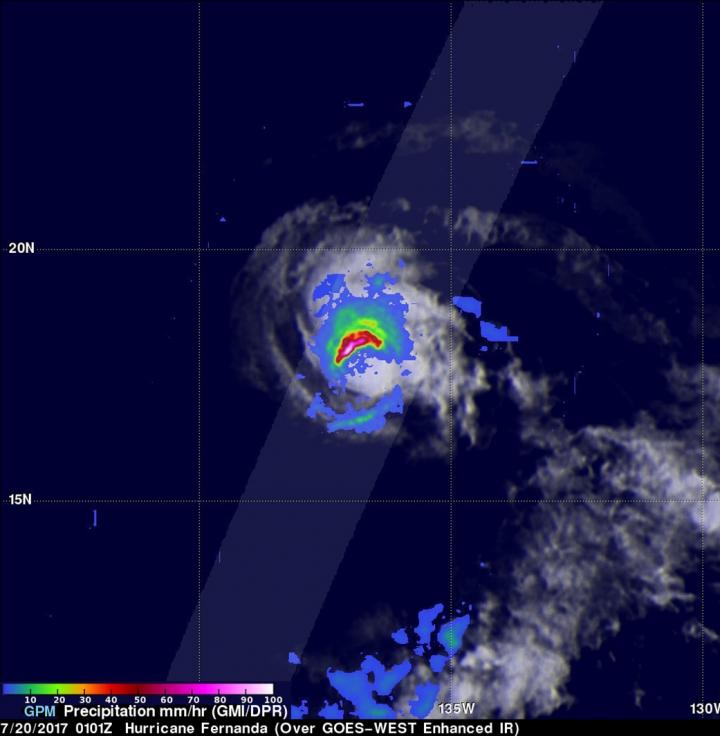 Precipitation Data on Fernanda