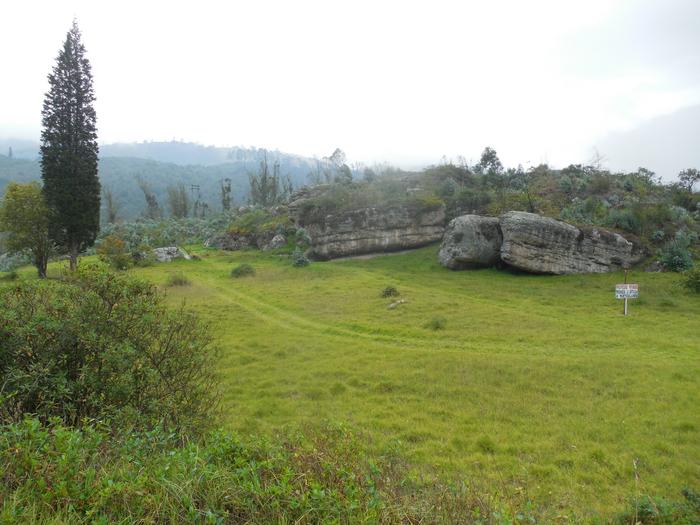 The archeological site of Tequendama I at the border of the Sabana de Bogotá, Cundinamarca, Colombia.