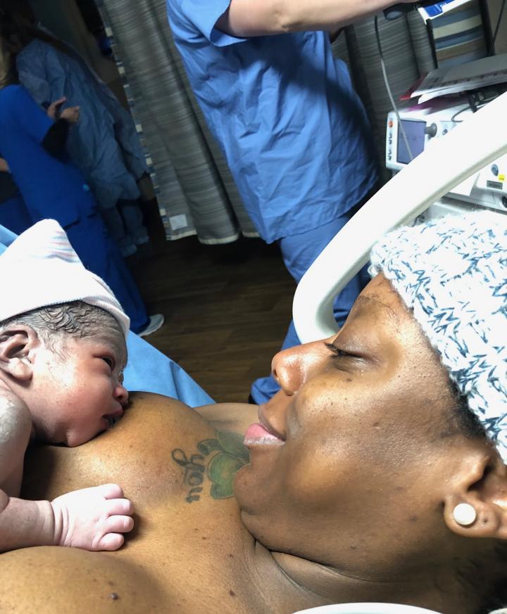 Lakendrea and Baby