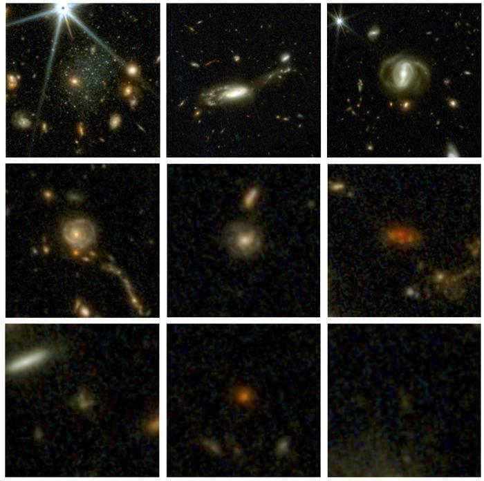 Nine Galaxies