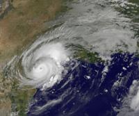 GOES-East image of Harvey