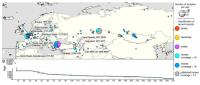 Map of Archaeological Sites Where Horse Remains Were Found