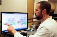 Dr. Brad Otto Reviewing Scans