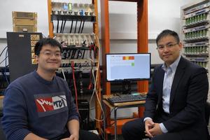 Meng Yuan and Changfu Zou. Photo Chalmers University of Technology