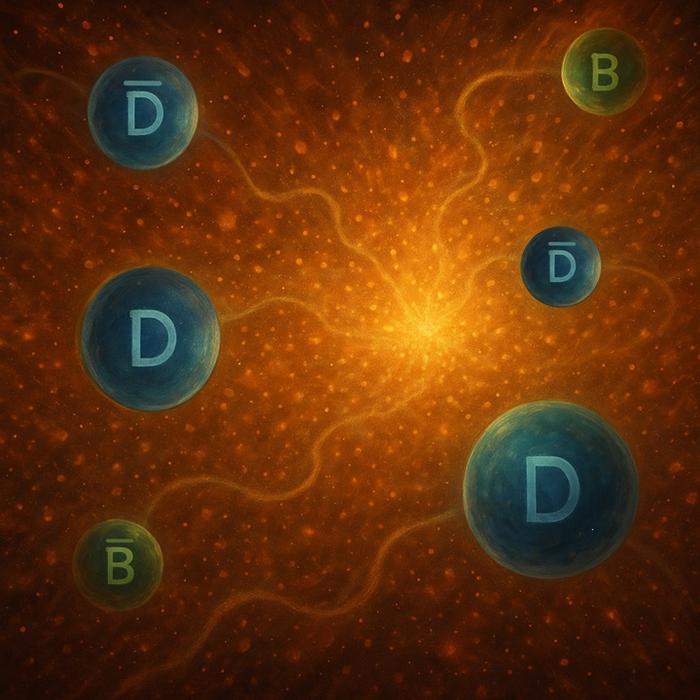 Descifrando el comportamiento de partículas pesadas en la materia más caliente del universo