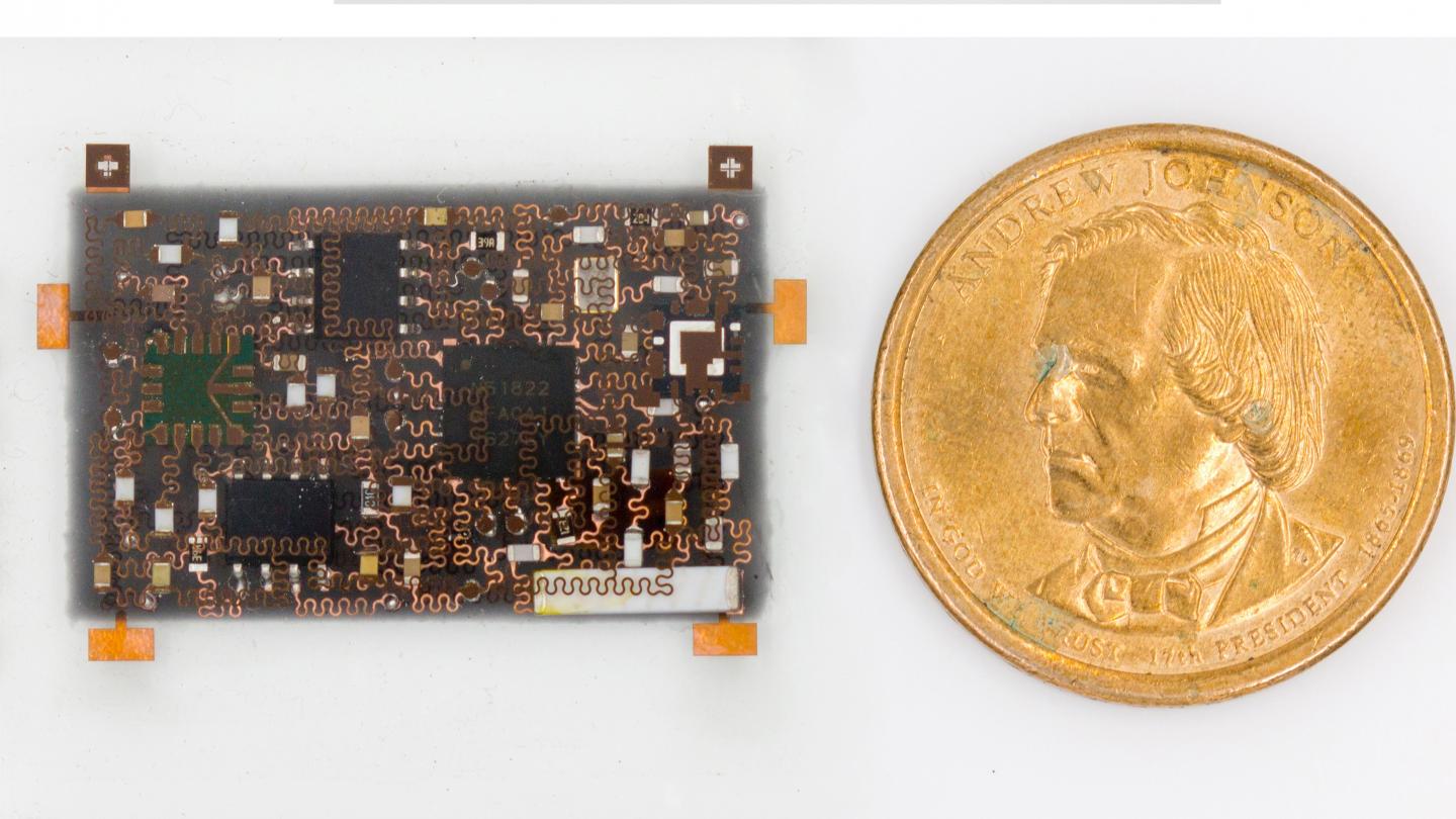 Size of Stretchable Electronics Patch