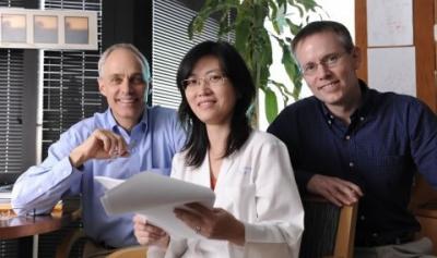 Drs. David Mangelsdorf, Yuan Zhang, and Steven Kliewer, UT Southwestern Medical Center