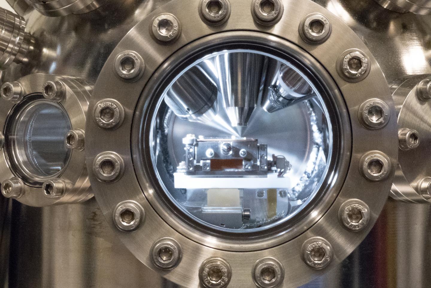 Test Chamber in Time-Of-Flight Secondary Ion Mass Spectrometer