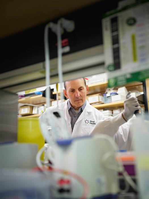 Dr. Daniel Drucker pictured in his laboratory at the Lunenfeld-Tanenbaum Research Institute in Toronto