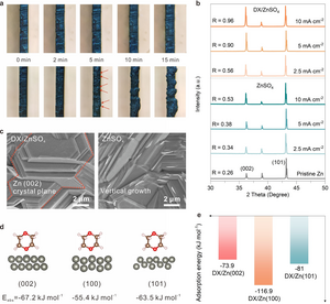 Novel Method Developed to Stabilize Zinc-ion Batteries
