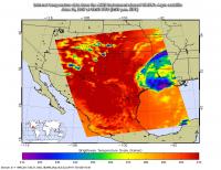 AIRS image of Cindy