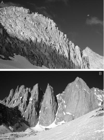 Mount Conness, Sierra Nevada, Calif., and Mount Whitney, Sierra Nevada, Calif.